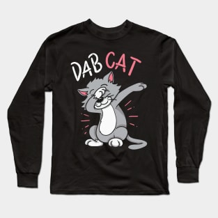 Dab Cat T-shirt / Dabbing Cat Shirt Long Sleeve T-Shirt